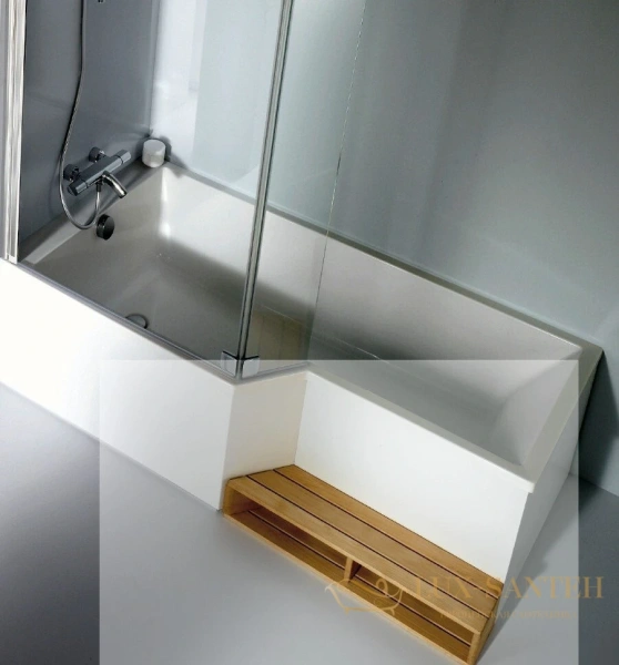 акриловая ванна jacob delafon bain douche neo 160x90 l e6d000l-00
