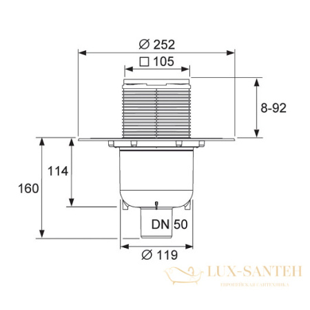 трап tece tecedrainpoint s 130 3601300