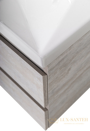 тумба под раковину cezares molveno molveno-90-2c-so-lb 90 см подвесная, legno bianco