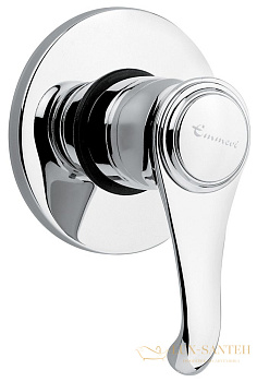 встраиваемый смеситель emmevi tiffany 6009/bo для душа, белый-золото