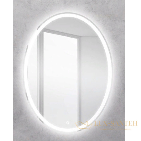 зеркало belbagno spc spc-vst-750-900-led-btn 75 см с кнопочным выключателем, с подсветкой