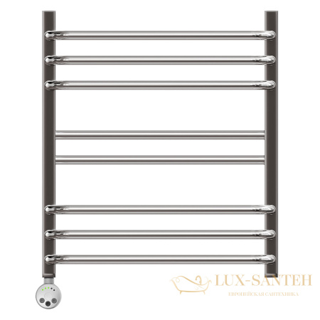 полотенцесушитель 500x600 электрический point омега pn90156se п8 левый/правый, хром