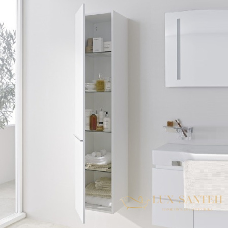 шкаф высокий laufen palace new 4.0202.1.075.475.1 левый, белый глянцевый