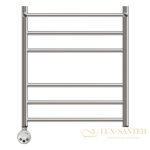 полотенцесушитель 500x600 электрический point аврора pn10156pe п5 с полкой левый/правый, хром