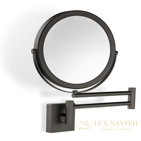 косметическое зеркало 170 мм, подвесное decor walther sp 28/2/, 0105866, квеличение x5, черный хром