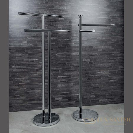 стойка полотенцедержатель colombo design plus w4936, хром