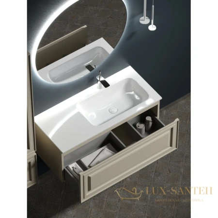 тумба sancos very vr100rce 99,5 см, бежевый матовый