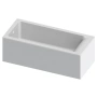 ванна astra-form нейт 010116 из литого мрамора 180х80 см, белый