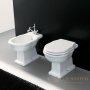 биде artceram hermitage heb002 01 00 напольное, белый