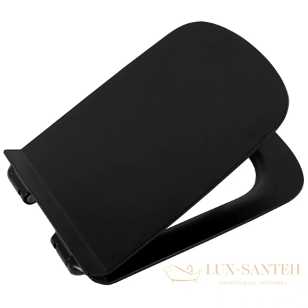 сиденье belbagno sela bb3201sc-mb для унитаза с микролифтом, черный матовый
