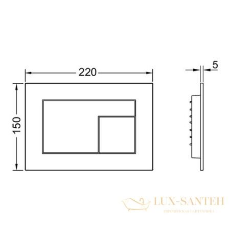 панель смыва tece tecevelvet 9240735, белая