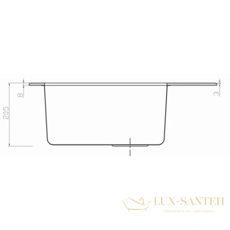 кухонная мойка seaman eco glass smg-610b-gold.b, золотой/черный