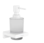 дозатор для жидкого мыла hansgrohe addstoris 41745700 матовый белый