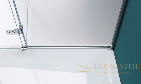 душевая дверь belbagno kraft kraft-b-12-60/30-c-cr-r 90 см профиль хром, стекло прозрачное 