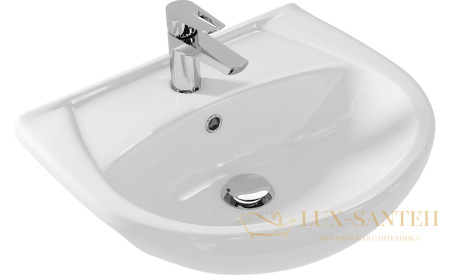 раковина cersanit erica 55, s-um-eri55/1-w, цвет белый