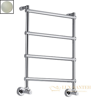 полотенцесушитель водяной margaroli sole 4424704(26)sn, высота 72 см, ширина 53 см, сатин/никель