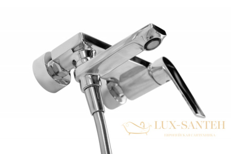 смеситель для ванны cezares comfort-vd-01, с ручным душем, хром глянцевый глянцевый 