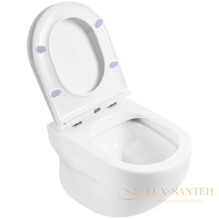 комплект унитаза с инсталляцией belbagno onda bb066chr/bb870sc/bb002-80/bb014-sr-bianco с сиденьем микролифт и клавишей смыва, белый
