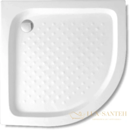 акриловый поддон cezares tray-a-r tray-a-r-100-550-15-w 100x100 см, белый