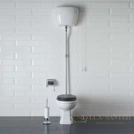 globo paestum, ba005cr, труба для бачка высокая, цвет хром