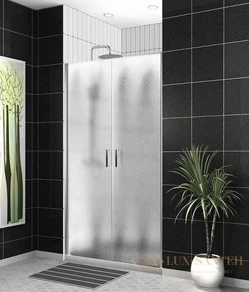душевая дверь belbagno uno uno-b-2-120-ch-cr 120 см профиль хром, стекло шиншилла
