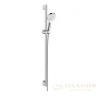 душевой набор hansgrohe crometta 1 jet ecosmart хром-белый 26539400