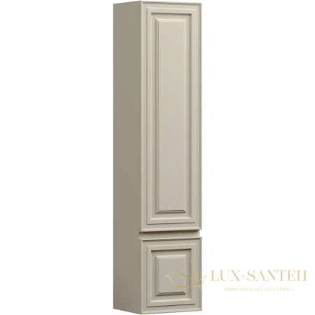 пенал sancos very pvr35lce l подвесной, бежевый матовый