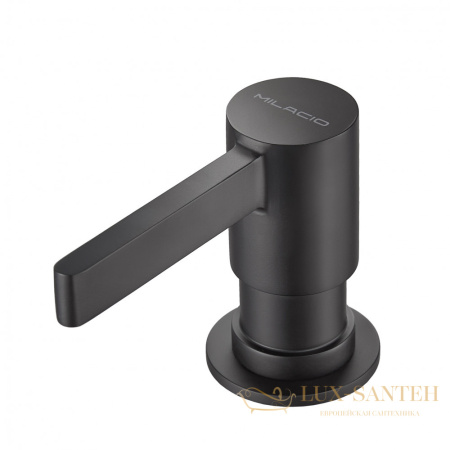 дозатор для жидкого мыла встраиваемый milacio mcu.933.tb, total black