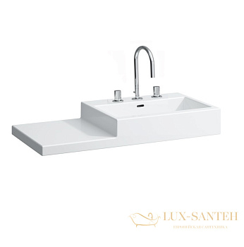 раковина laufen living 8.1843.1.000.108.1 100 см, белый глянцевый