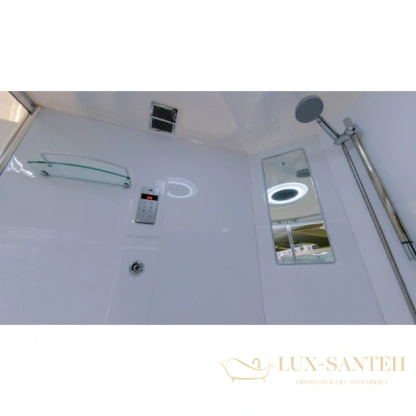 душевая кабина timo lux t-7725 120x120x230 см, стекло прозрачное