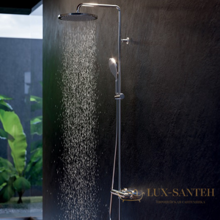 душевая система bossini apice termostatico l10505.030, хром