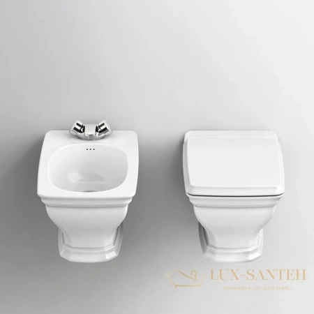 биде artceram civitas cib001 01 00 bi*1 подвесное, белый