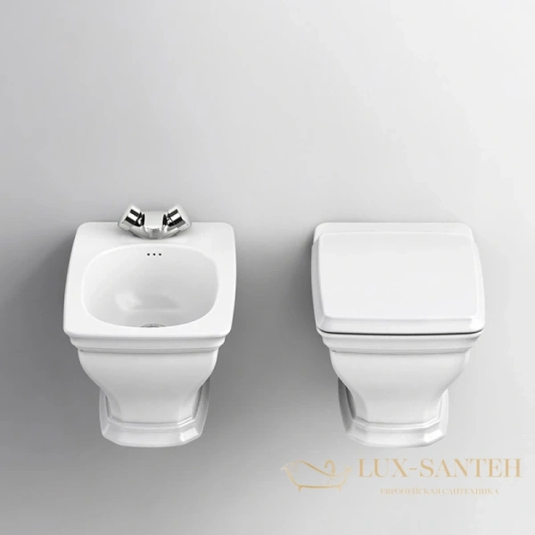 биде artceram civitas cib001 01 00 bi*1 подвесное, белый