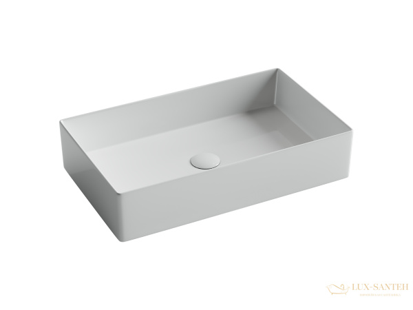 раковина накладная ceramica nova element cn6070, 601*361*130 мм, белый