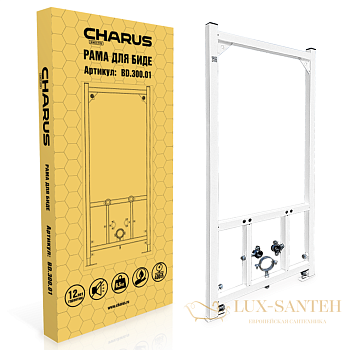 инсталляция для подвесного биде charus tm, bd.300.01, в комплекте с креплениями