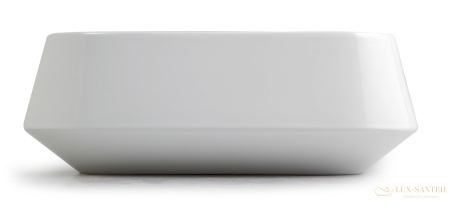 раковина прямоугольная white tao w1040701 накладная 50x42x18 см, белый глянцевый