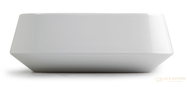 раковина прямоугольная white tao w1040701 накладная 50x42x18 см, белый глянцевый