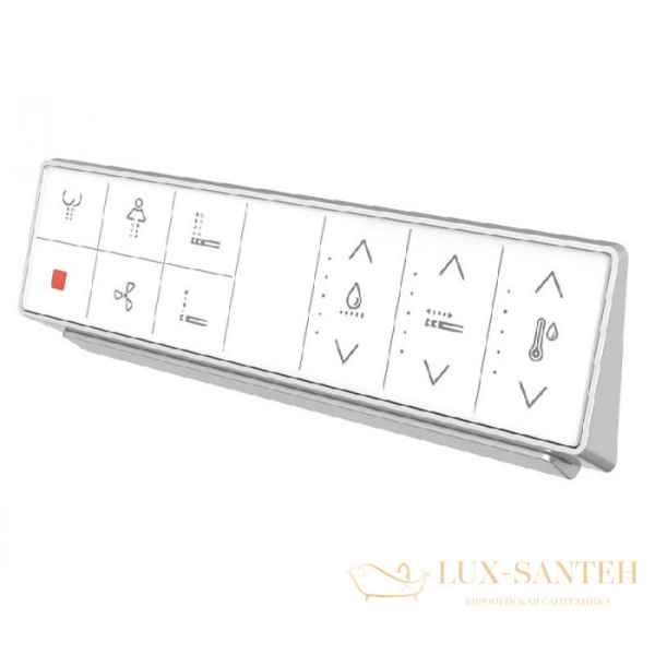 унитаз подвесной uni-flow mi-smart ch10166zr, с крышкой-биде и дистанционным пультом, белый глянцевый