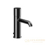 смеситель для раковины gessi habito unito 70001.706, с донным клапаном, black metal pvd