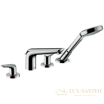 смеситель для ванны hansgrohe novus 71333000, хром
