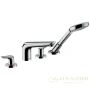 смеситель для ванны hansgrohe novus 71333000, хром
