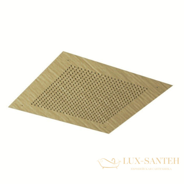 верхний душ потолочный 380х380 мм, almar velvet e044279.hb, латунь брашированная pvd