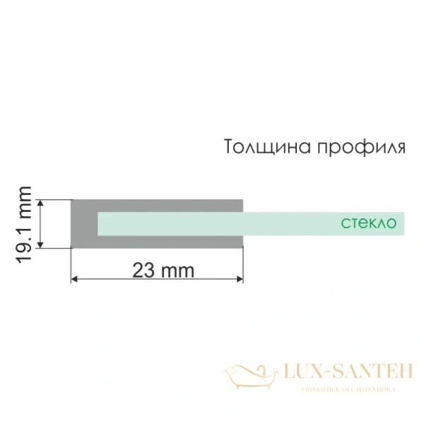 душевой уголок wasserkraft dill 61s35 140х80 см 