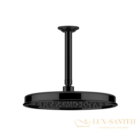 верхний душ gessi venti20 65153.299 ø 300 мм, black xl