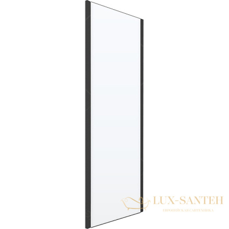 душевая стенка rgw 352253112-14 z-050-3b 120, профиль черный, стекло прозрачное