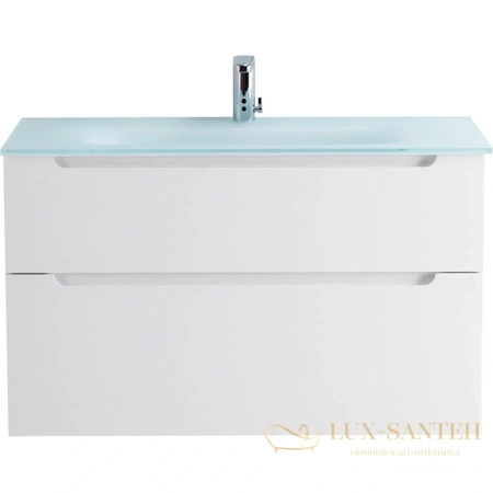 тумба belbagno etna etna-h60-1000-2c-so-bl-p 99,6 см, bianco lucido