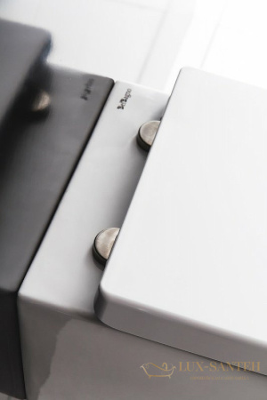 приставной унитаз belbagno marino bb105cbr без сиденья, белый