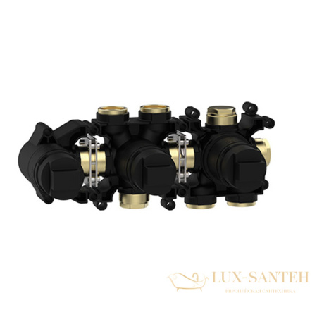 встраиваемая часть almar modular e186904, смесителя для душа на 3 выхода, горизонтальный монтаж