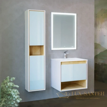 зеркало jorno glass gla.02.60/w 60х80 см