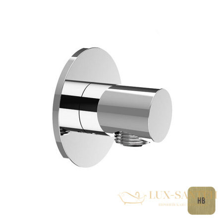 шланговое подключение almar round e095040.hb, латунь брашированная pvd